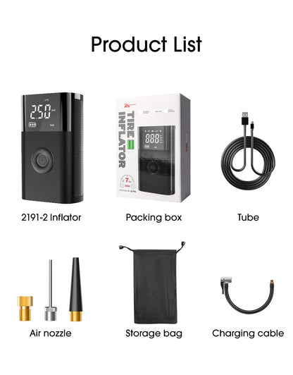 Portable Inflator Compressor+wirless charger