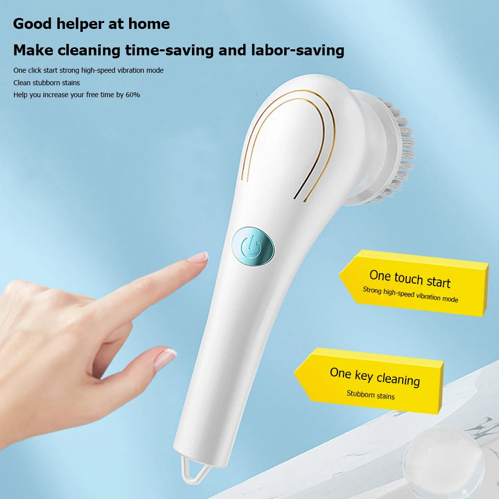 The Ultimate 5-in-1 Electric Cleaning Brush