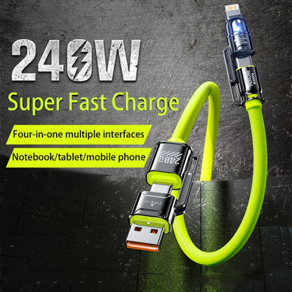 The Ultimate 4-in-1 Fast Charging Cable