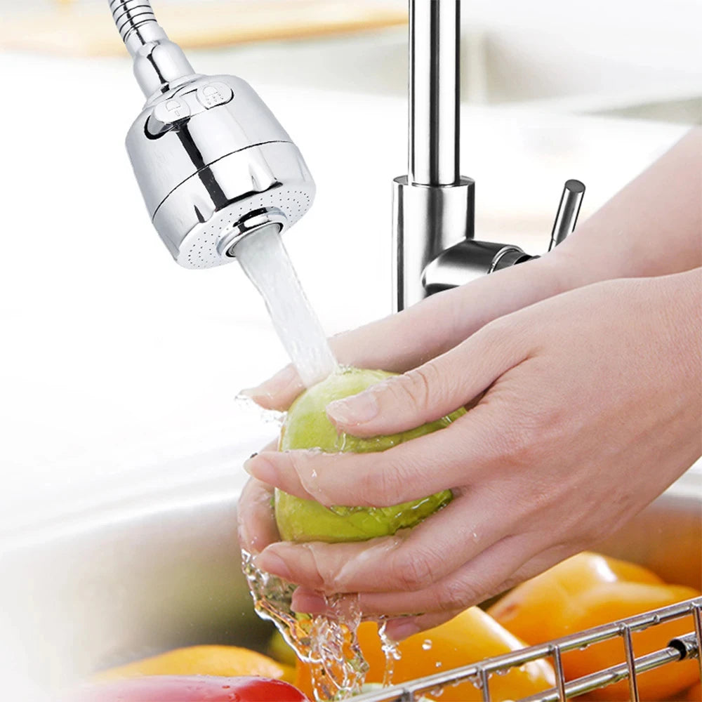 360 Degree Faucet Anti Splash Head Kitchen Water Saver