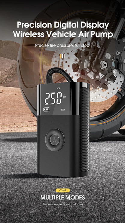 Portable Inflator Compressor+wirless charger