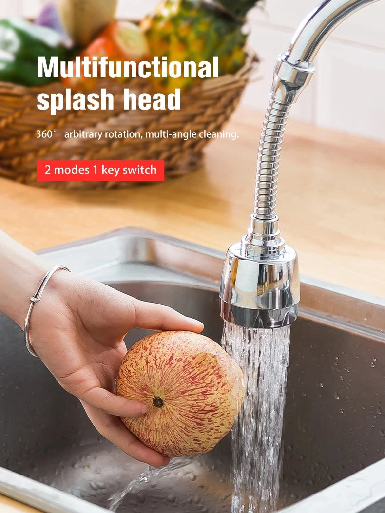 360 Degree Faucet Anti Splash Head Kitchen Water Saver