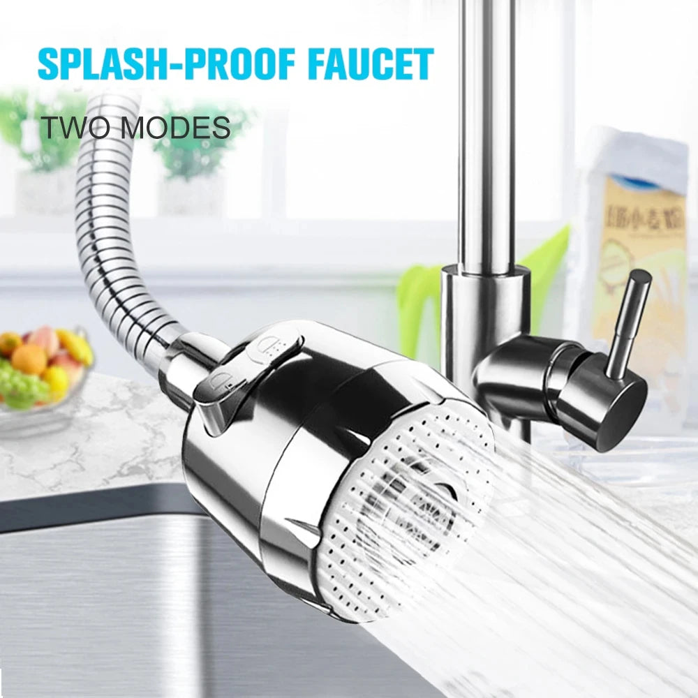 360 Degree Faucet Anti Splash Head Kitchen Water Saver