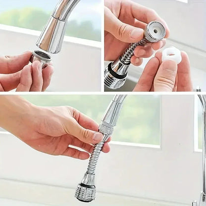 360 Degree Faucet Anti Splash Head Kitchen Water Saver